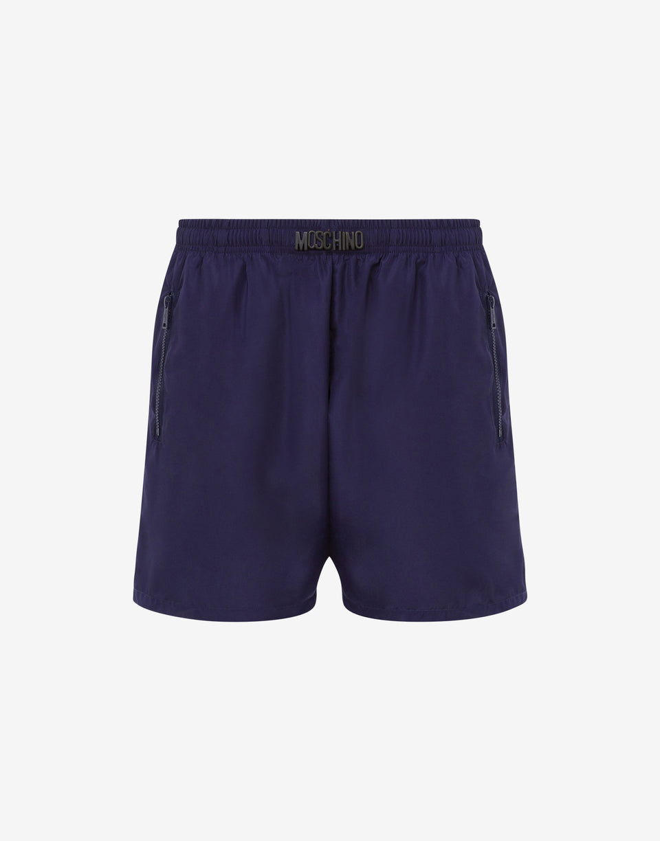Calzoncillos bóxer Letras negras Azul oscuro Moschino 0