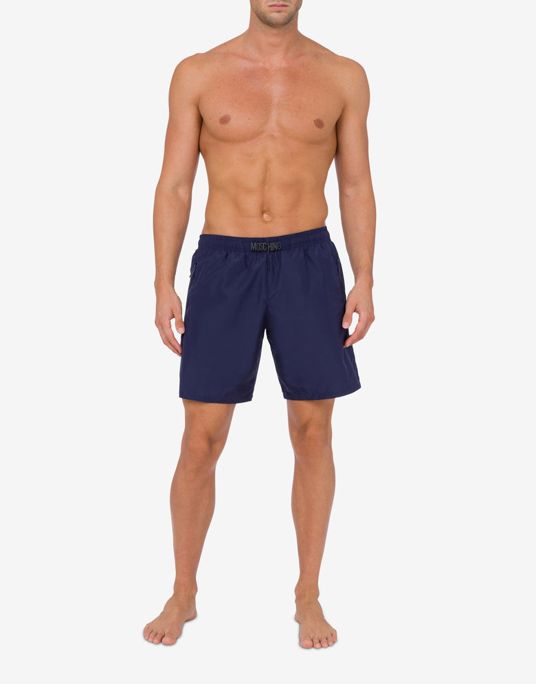 Calzoncillos bóxer Letras negras Azul oscuro Moschino 1