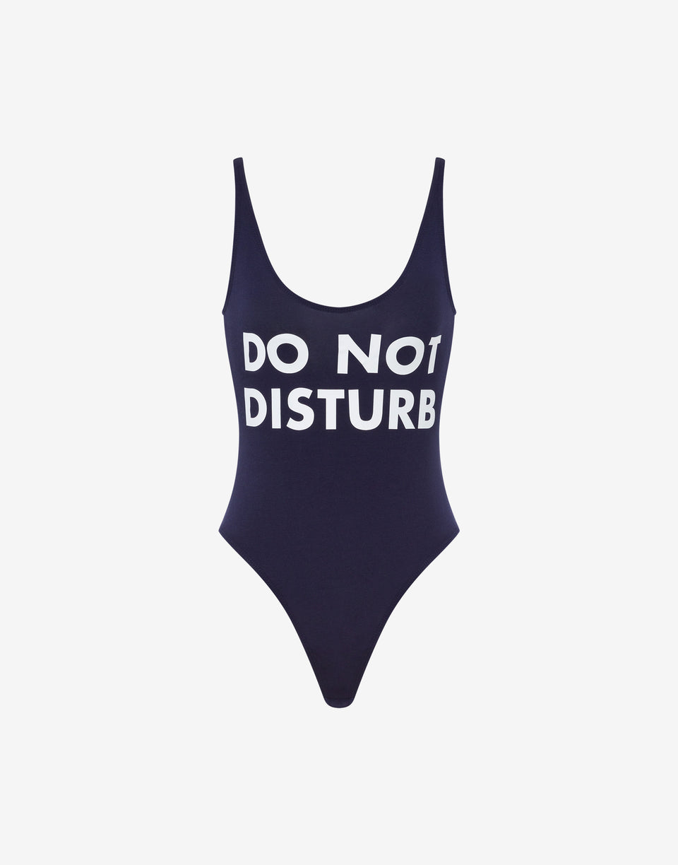 Do Not DisturbCuerpo Azul oscuro Moschino 0