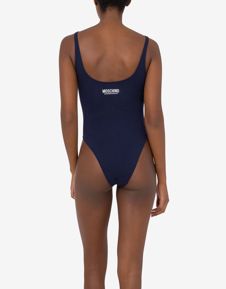 Do Not DisturbCuerpo Azul oscuro Moschino 2