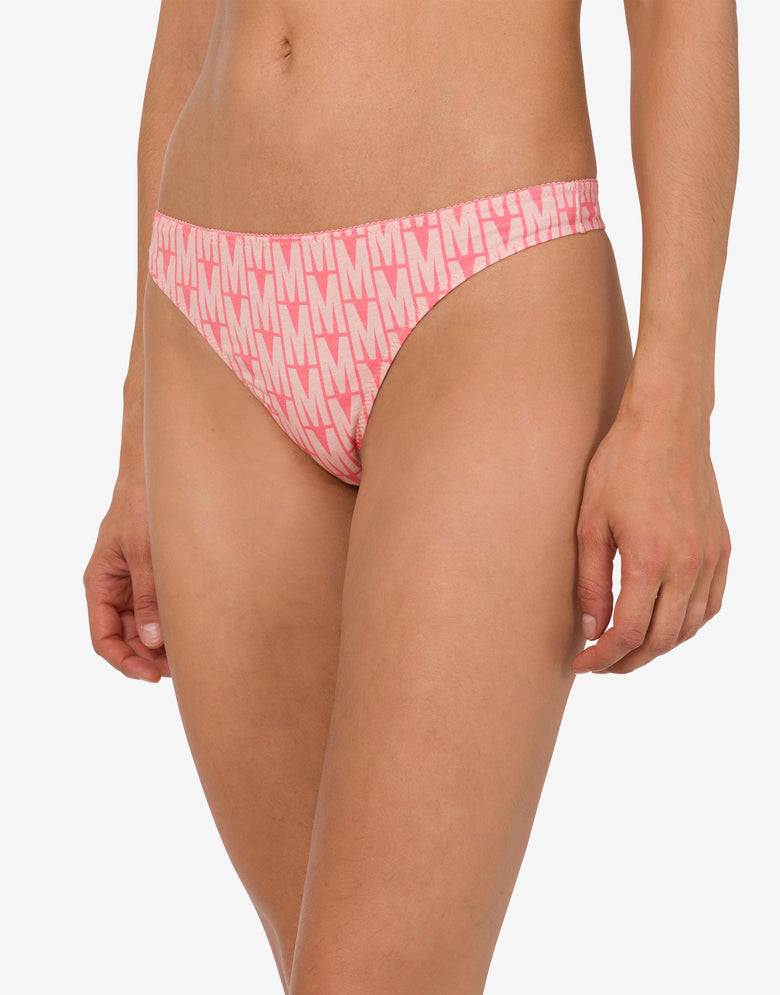 Slip in stretch jersey M Print Pink Moschino 1