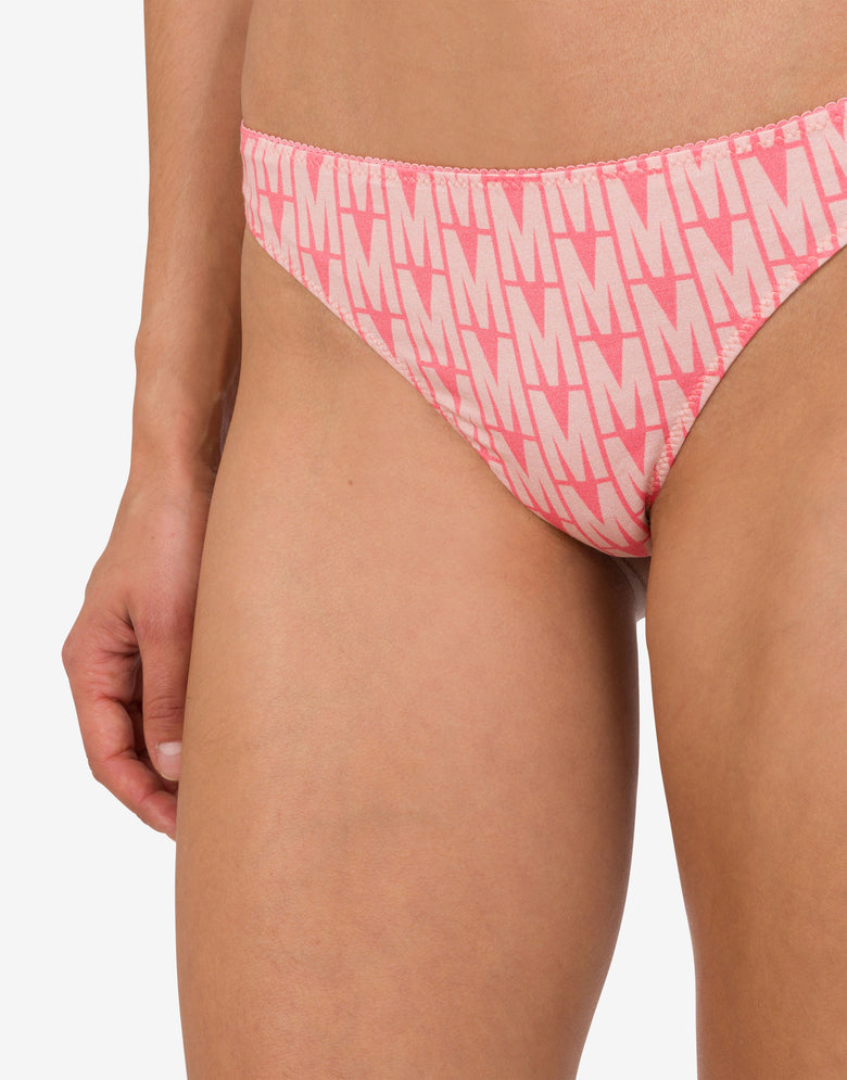 Slip in stretch jersey M Print Pink Moschino 3