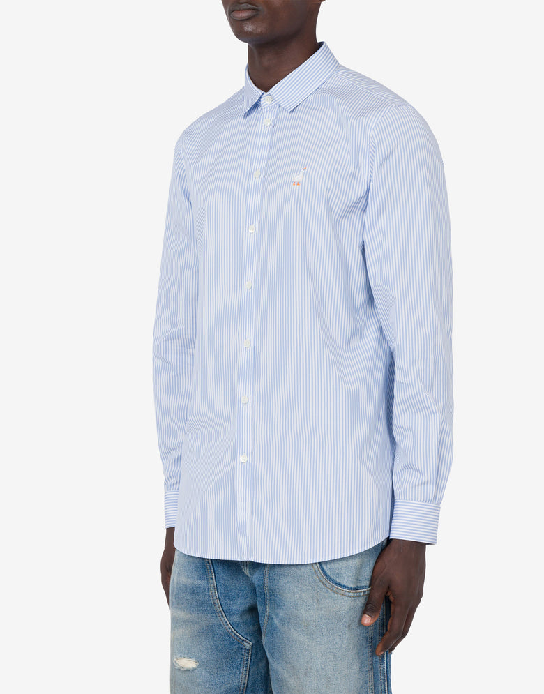 Camisa de popelina Goose Embroidery Celeste Moschino 1