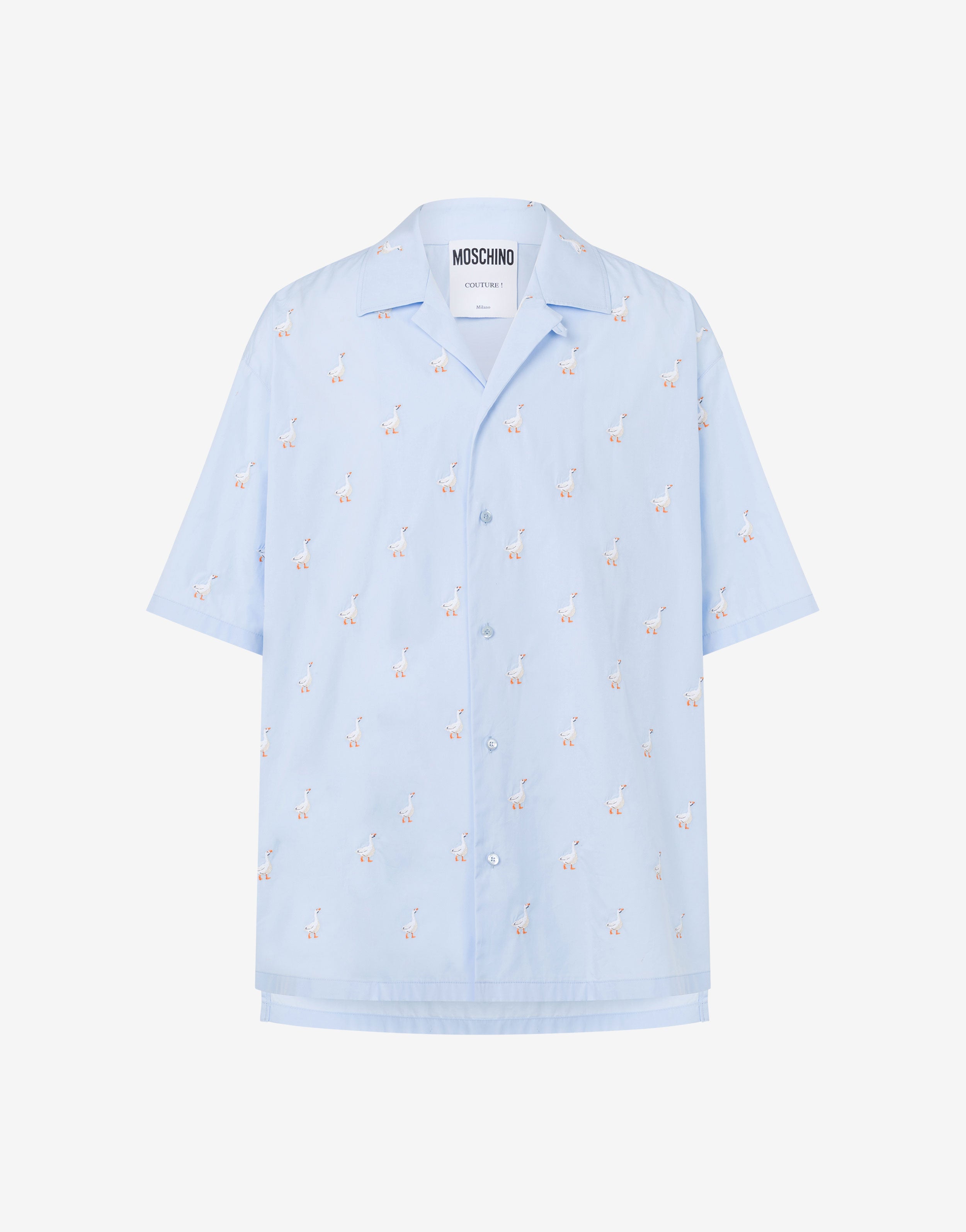 Camisa de popelina Allover Goose