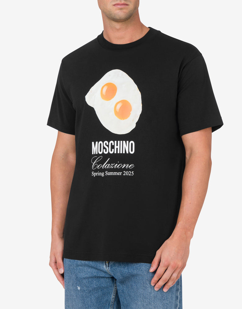 T-shirt Eggs Black Moschino 1