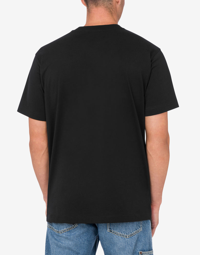 T-shirt Maxi Laurel Crown Embroidery Black Moschino 2