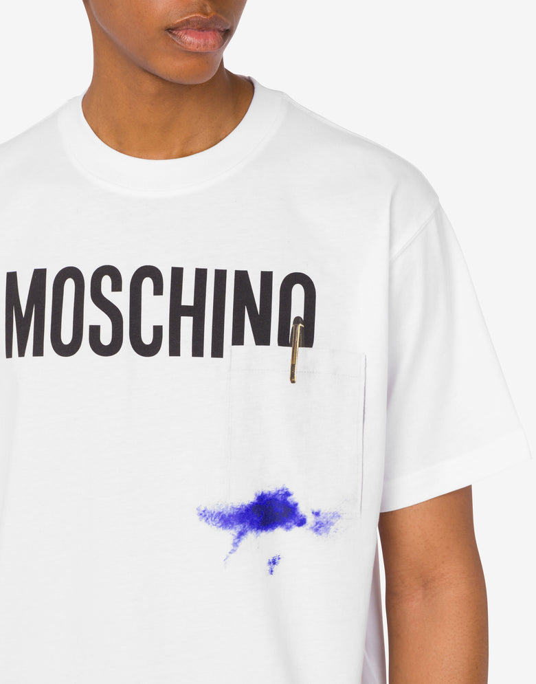 办公室灵感针织 T 恤 白色 Moschino 3