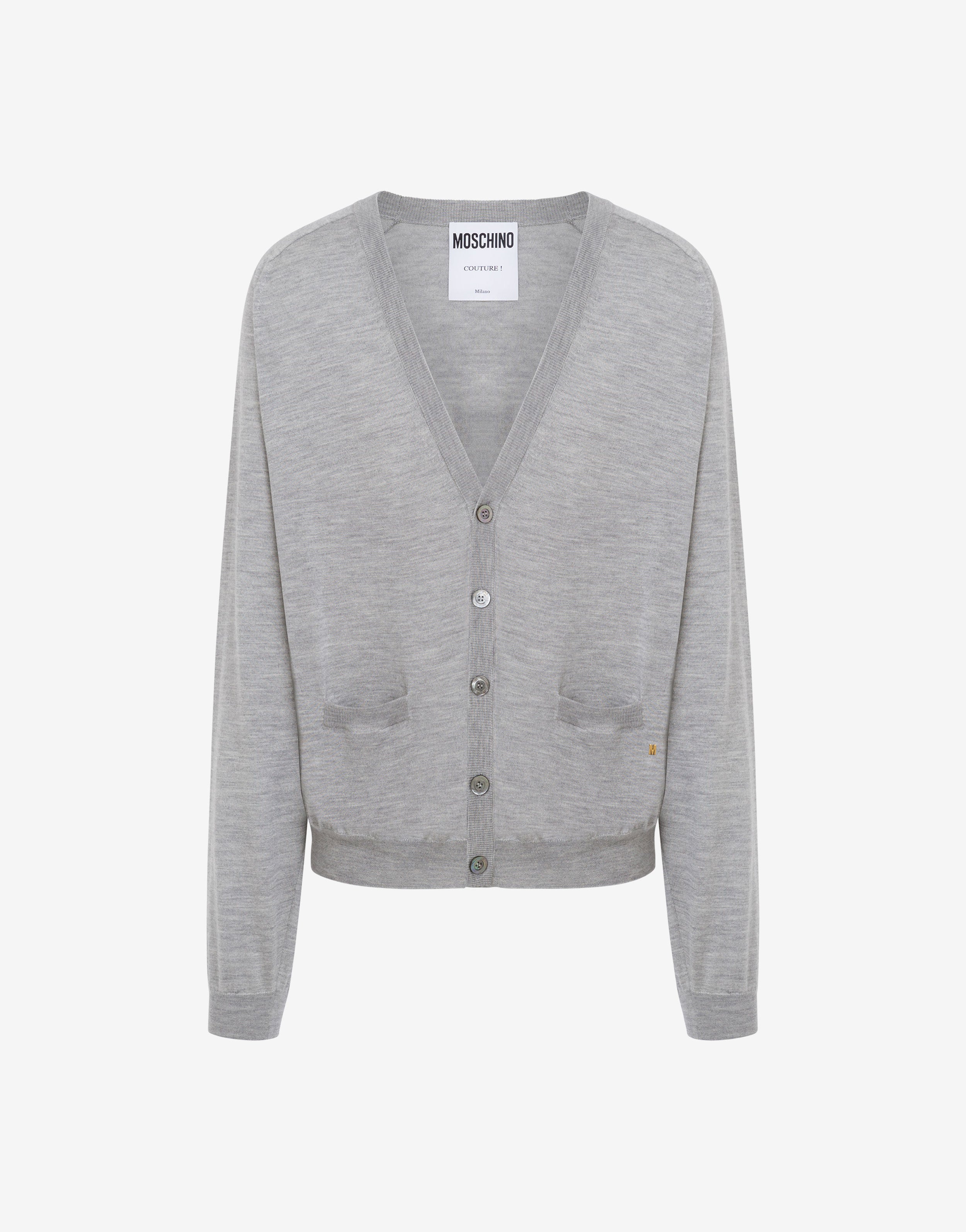 Wool Cardigan Golden M | Moschino