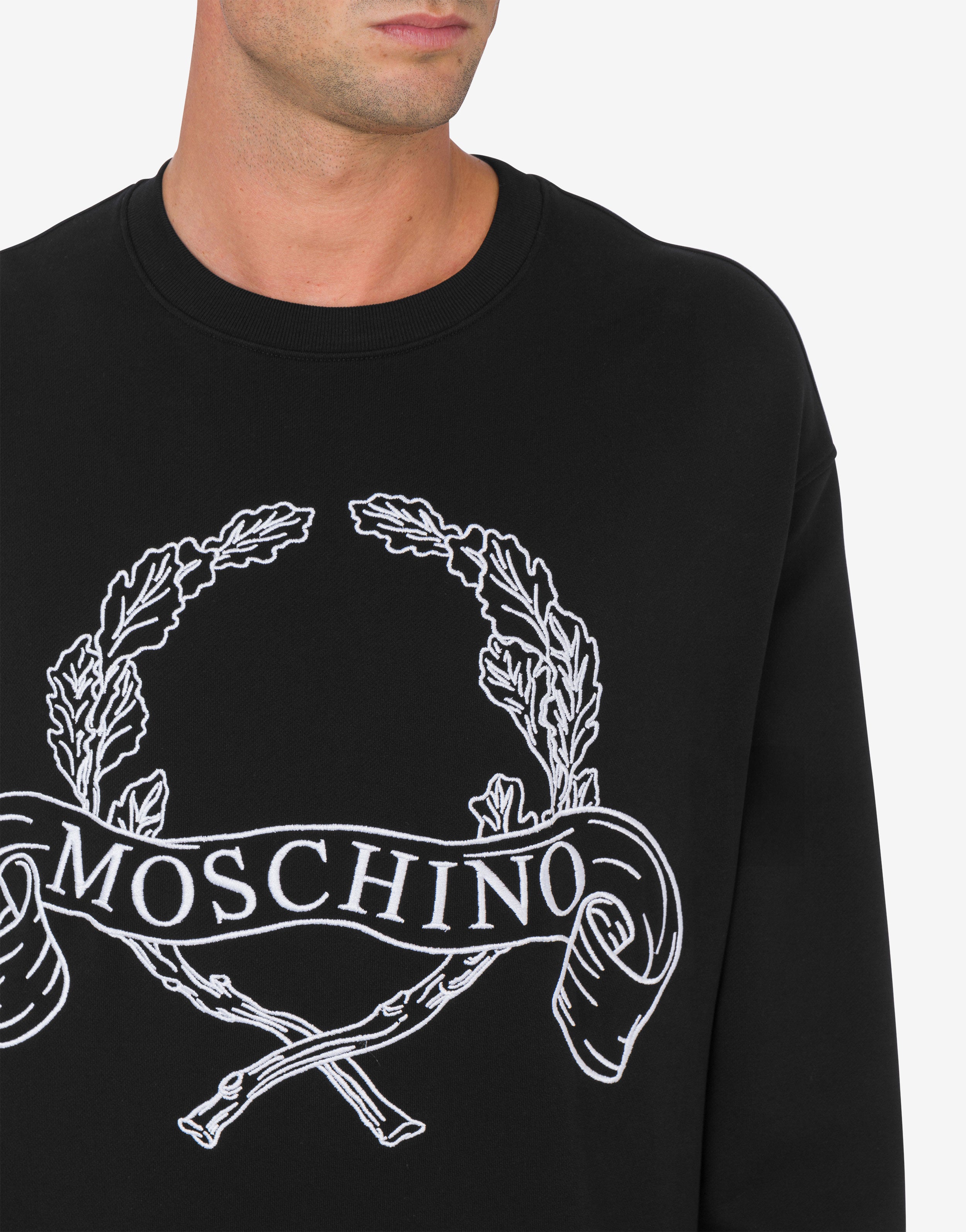 Sweatshirt Laurel Crown Embroidery | Moschino