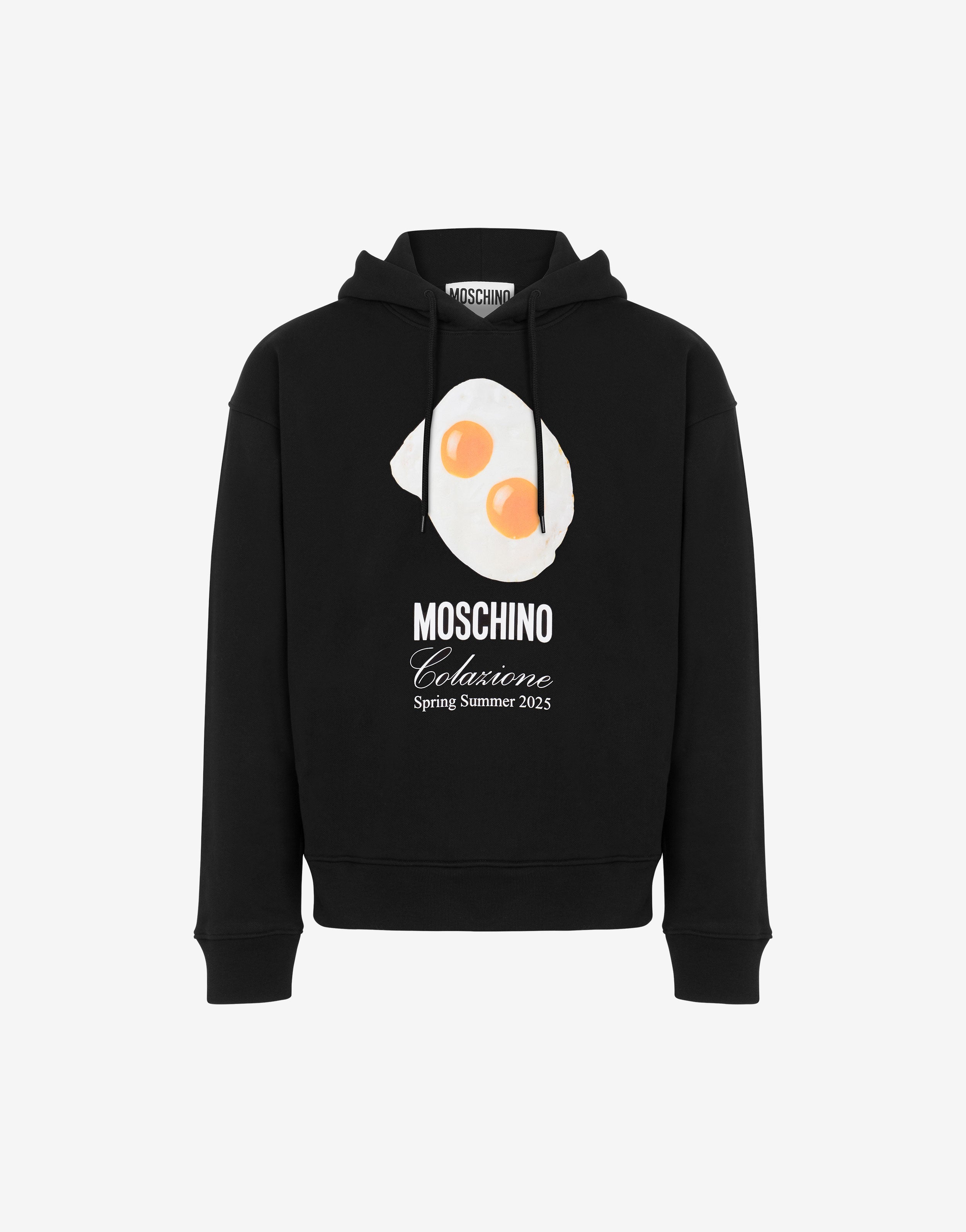 パーカー・フーディ Moschino FW22 SWEATSHIRT WITH LOGO PRINT (17087030_1486) Black Sweatshirt with print Moschino - Vitkac AS
