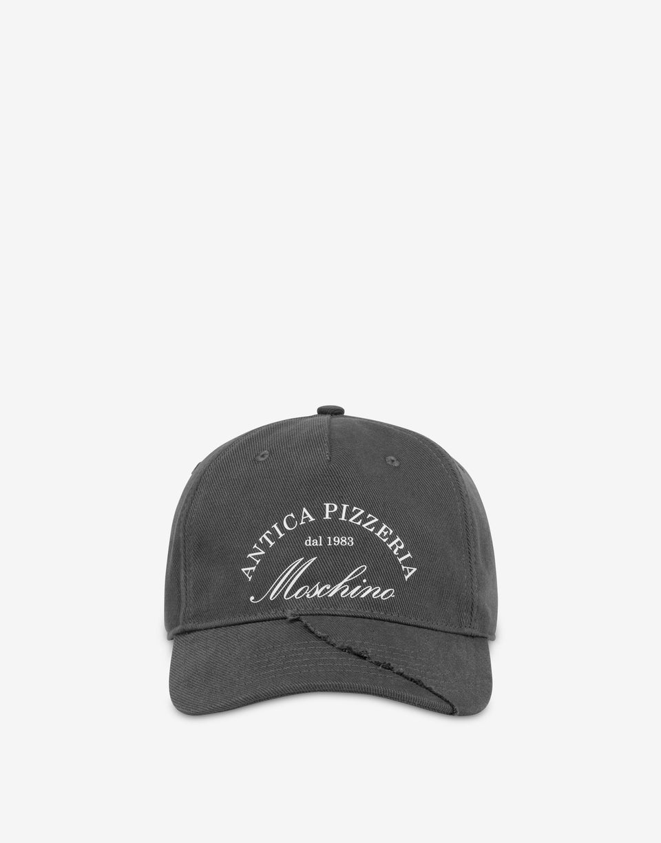 Hat Antica Pizzeria Moschino Black Moschino 0