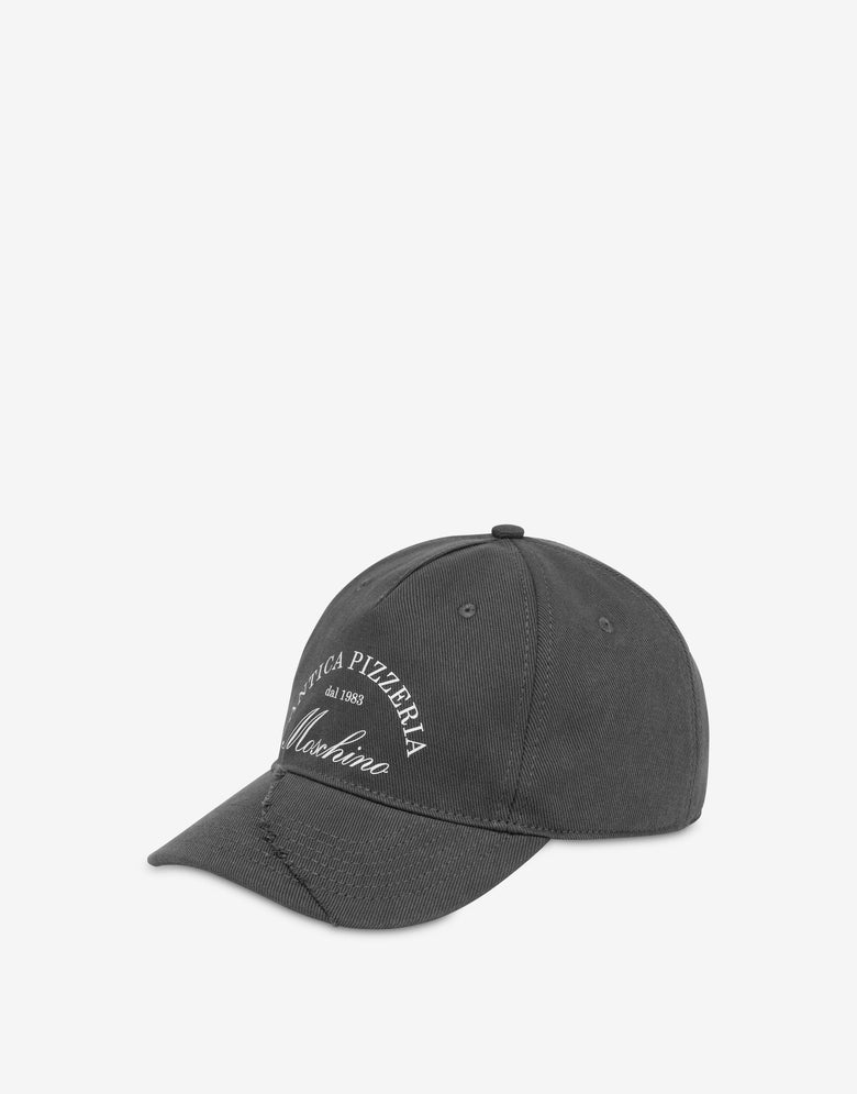 Hat Antica Pizzeria Moschino Black Moschino 2