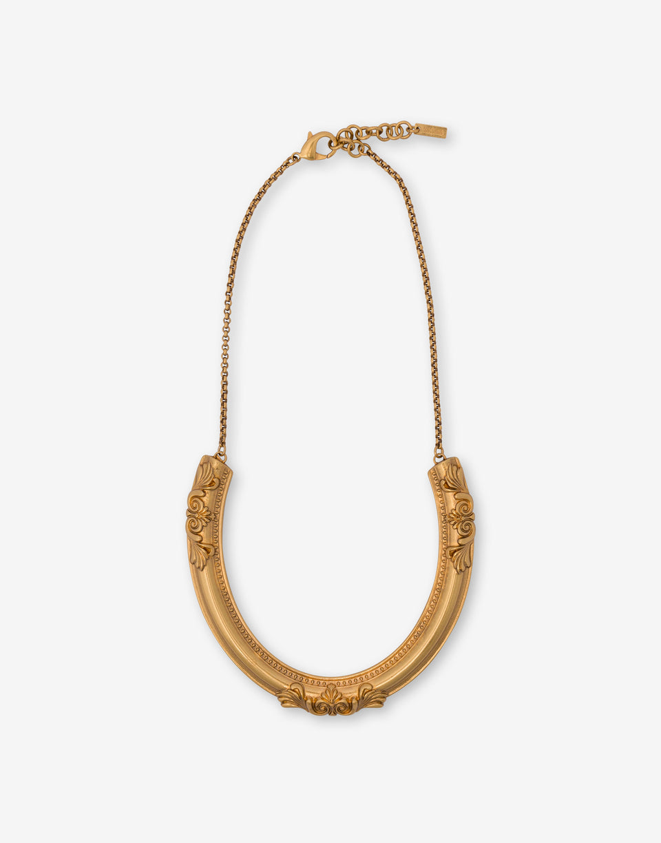 Collar de metal Gold Moschino 0