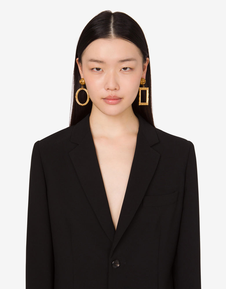 Pendientes de metal Gold Moschino 3