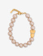 Collar corto con perlas