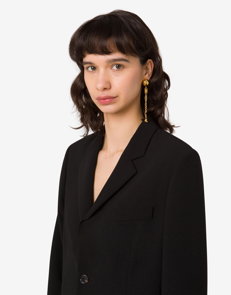 Pendientes colgantes de metal Gold Moschino 3