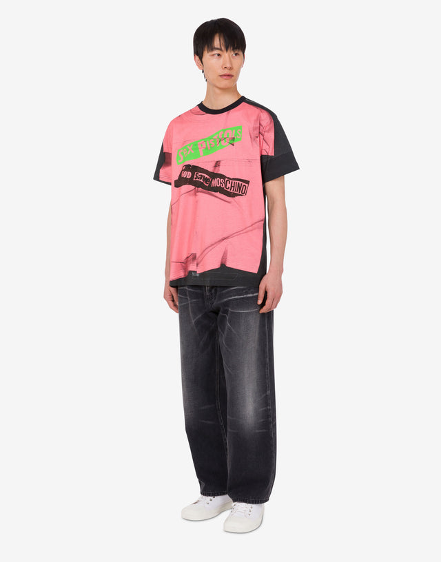 Camiseta de edición limitada en punto de algodón orgánico   Moschino 1