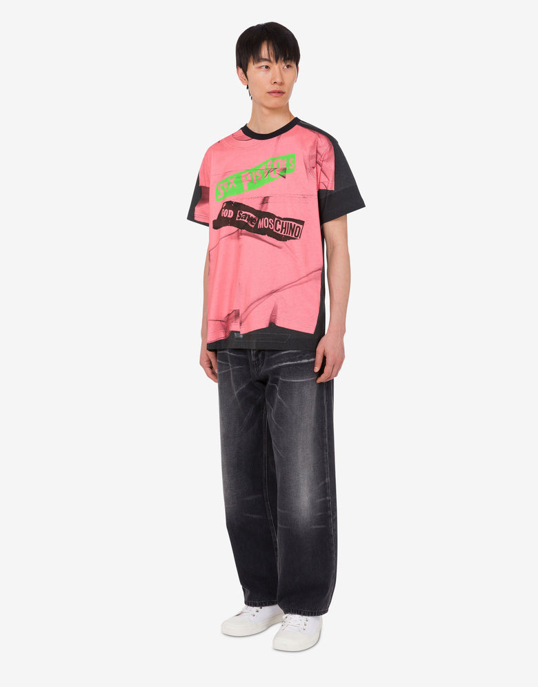 Limited Edition Organic Cotton Jersey T-shirt  Moschino 1