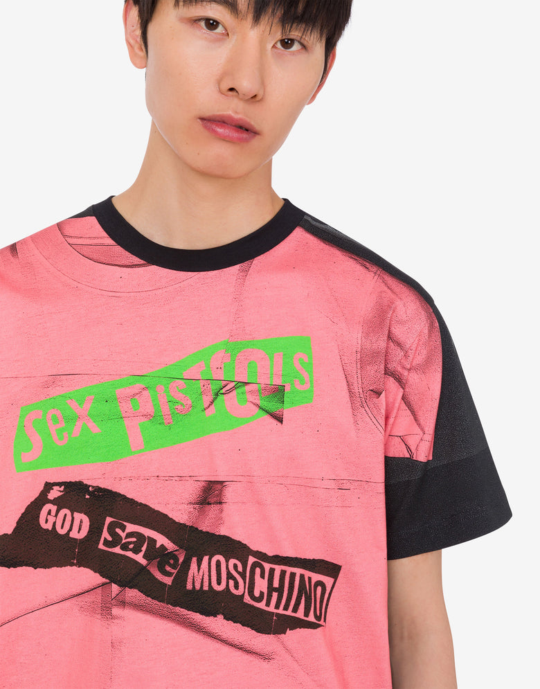 Limited Edition Organic Cotton Jersey T-shirt  Moschino 4