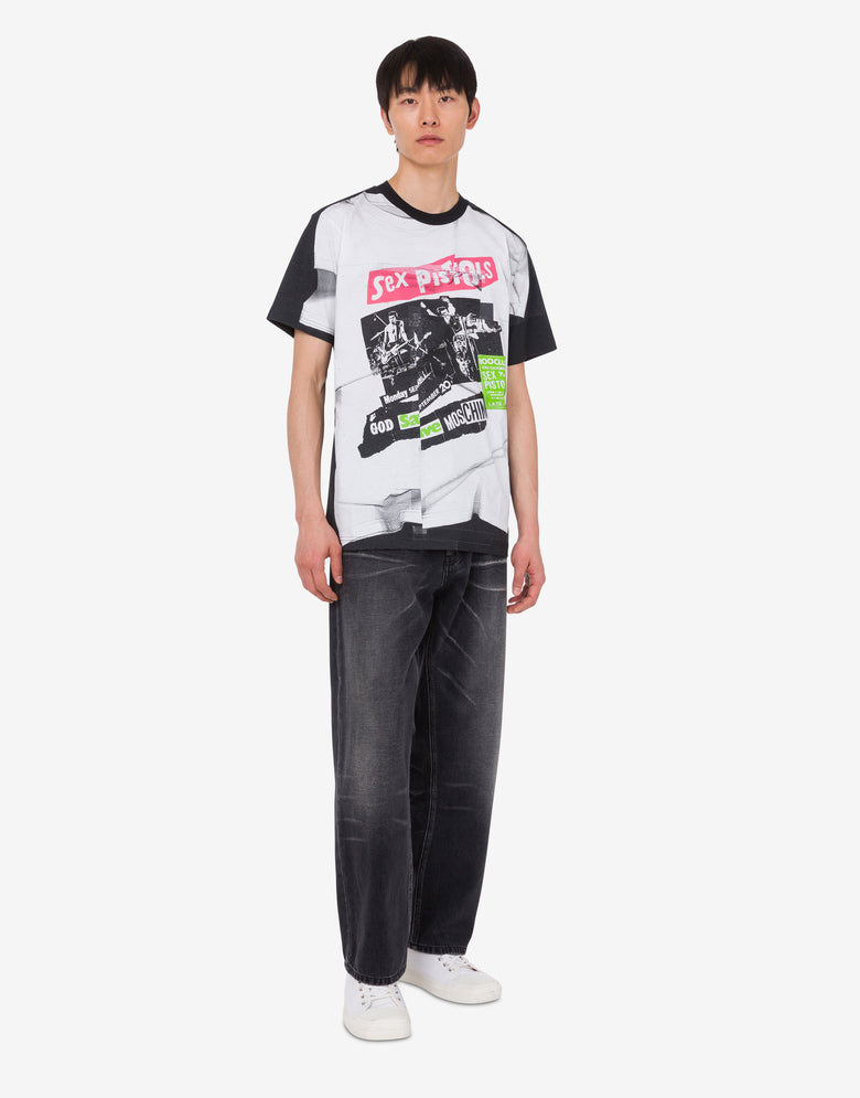 Limited Edition Organic Cotton Jersey T-shirt  Moschino 1