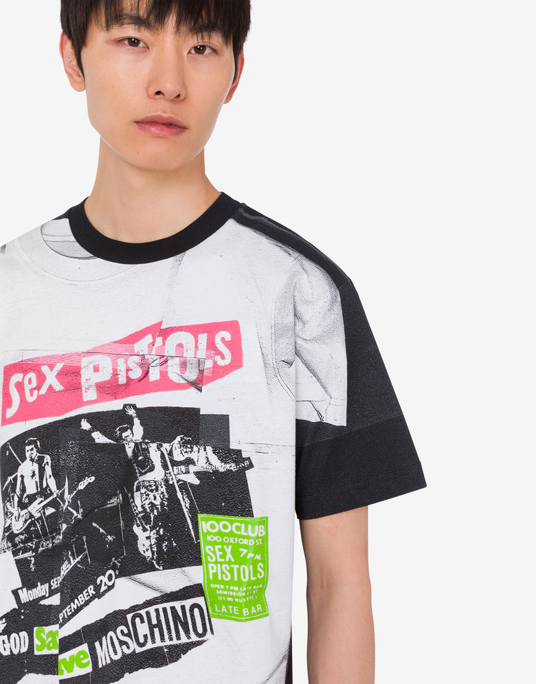 Limited Edition Organic Cotton Jersey T-shirt  Moschino 4