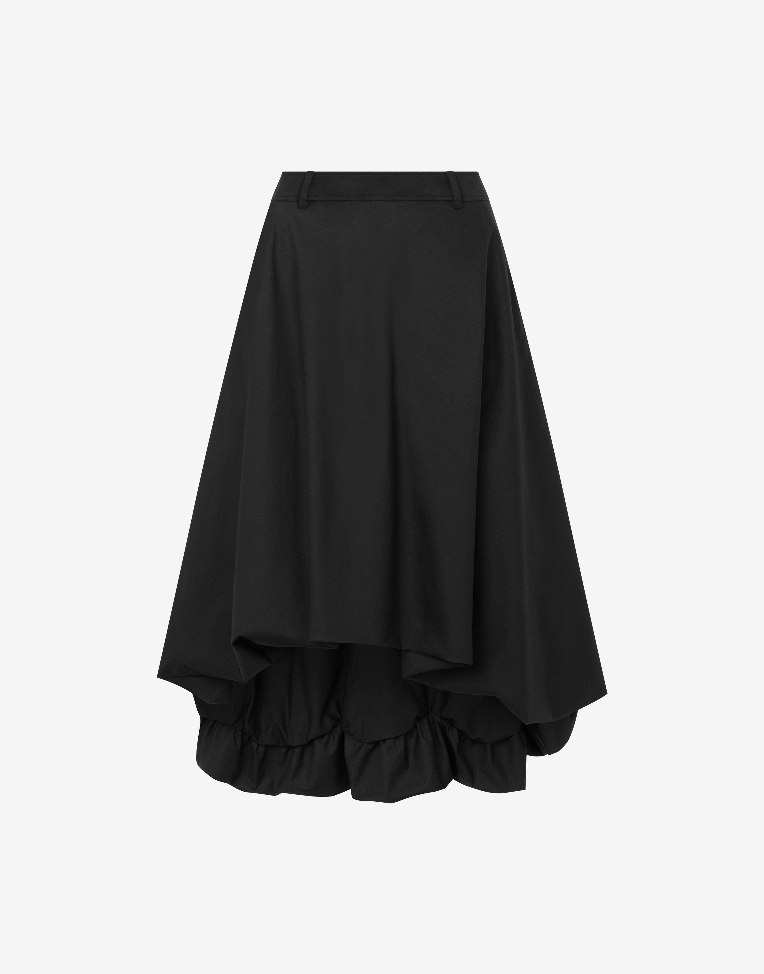 Cotton poplin skirt