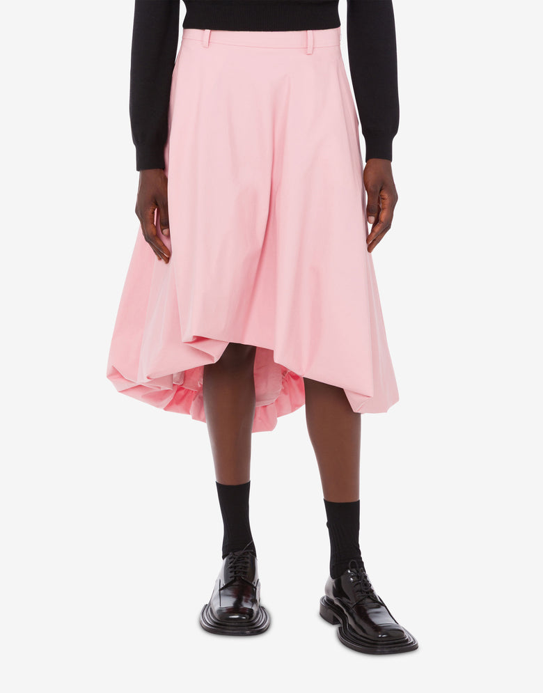Falda de popelina de algodón Rosa pastel Moschino 2
