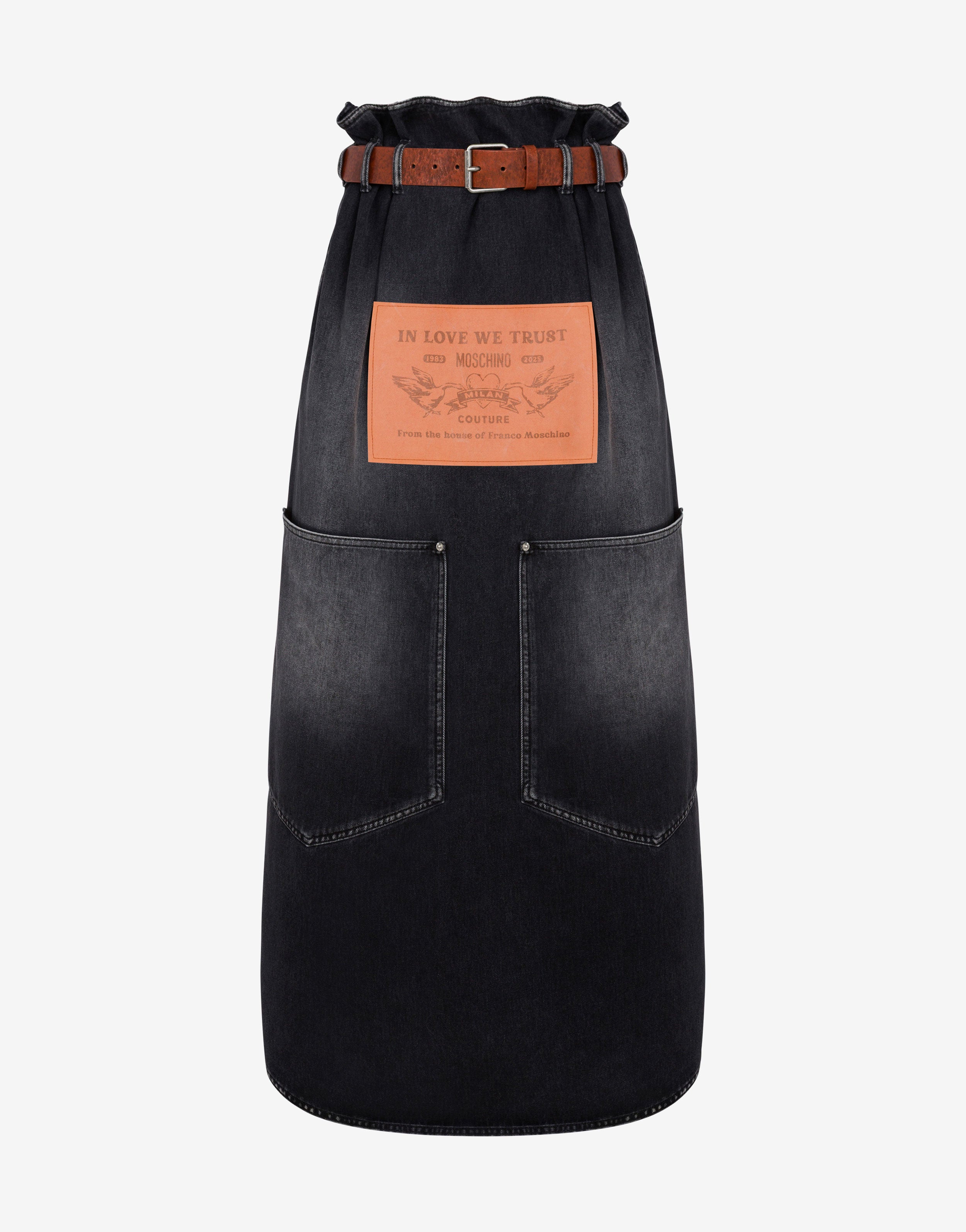 Black denim skirt | Moschino