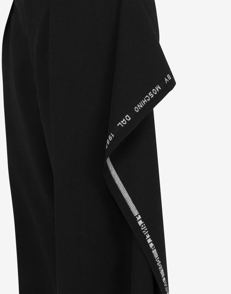 羊毛法兰绒长裤  黑色 Moschino 4