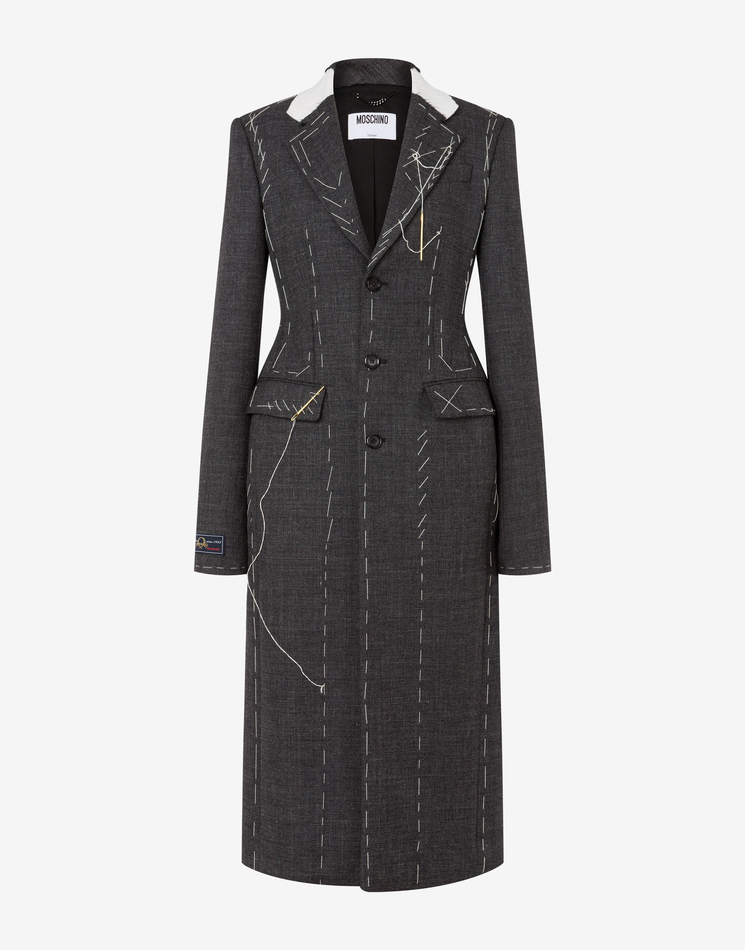 アウターその他 MOSCHINO Women Outer J0505 82260474 GREY 모스키노(Moschino) | 24FW 모스키노 아우터 J0505 82260474