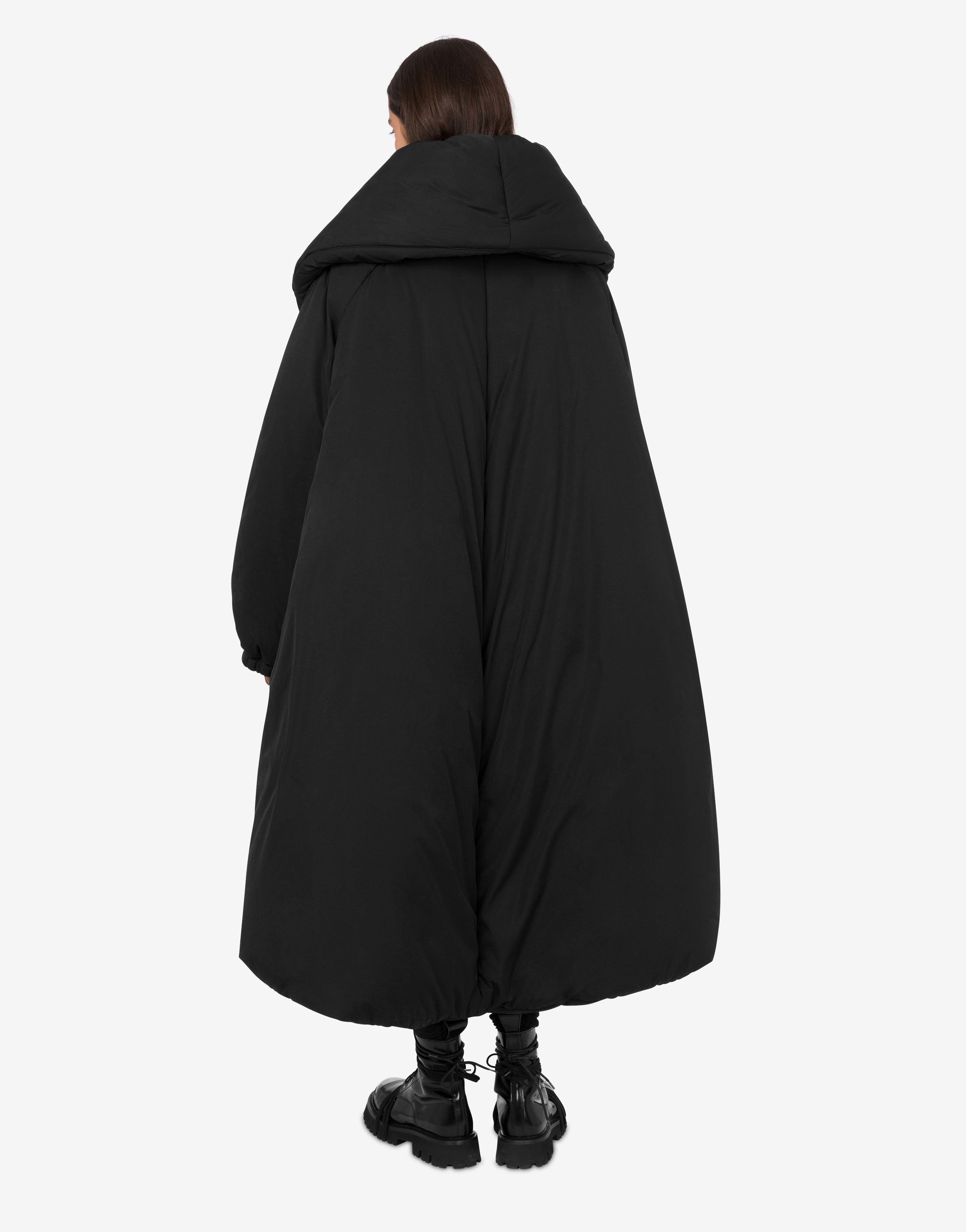 Oversized down jacket in technical fabric | Moschino