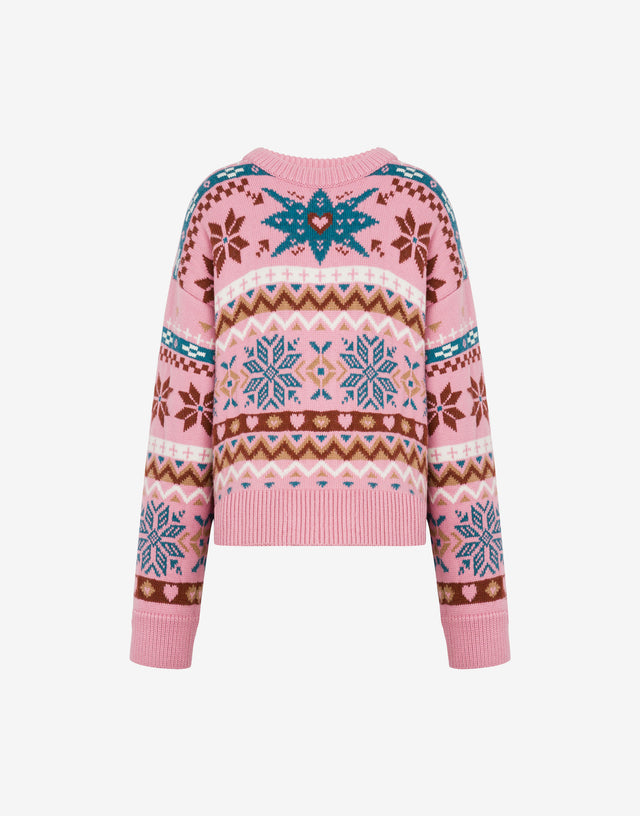 Jersey de lana merina Pink Moschino 0