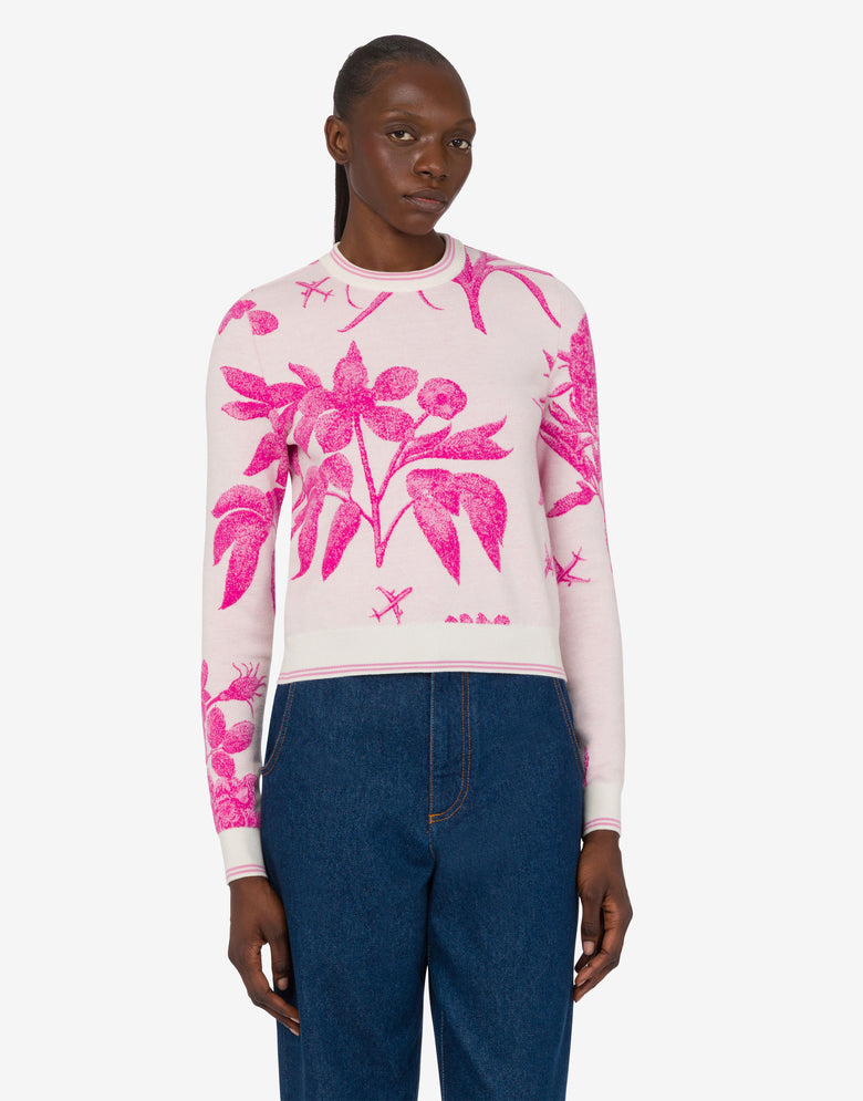 Jersey de lana elástica Blanco Moschino 2