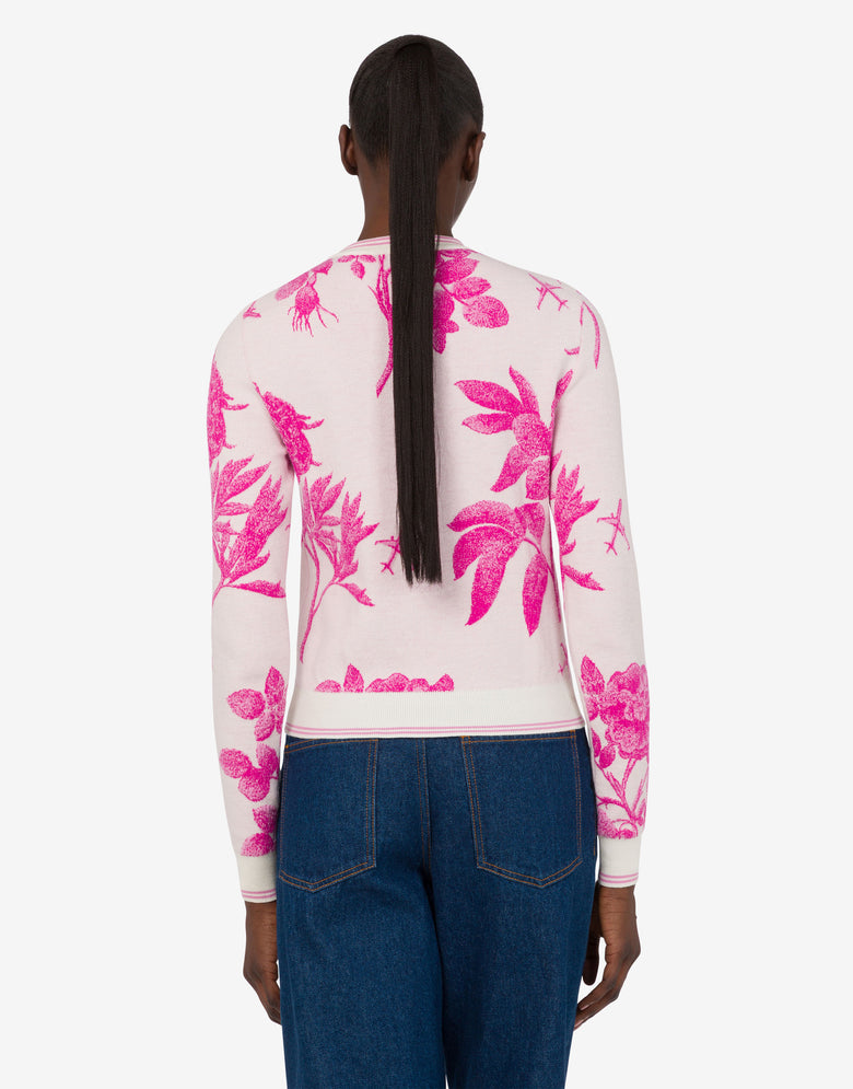 Jersey de lana elástica Blanco Moschino 3
