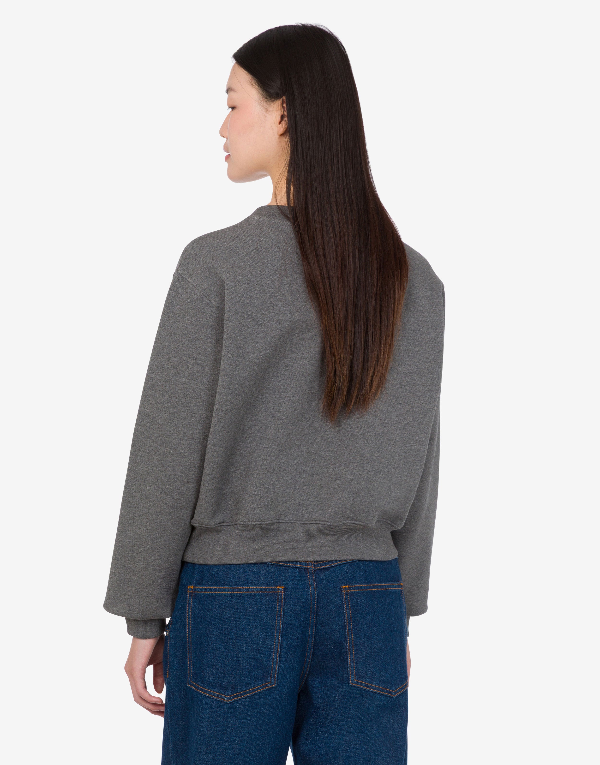 Moschino クマ プリント クロップドスウェット Moschino クマ プリント クロップドスウェット