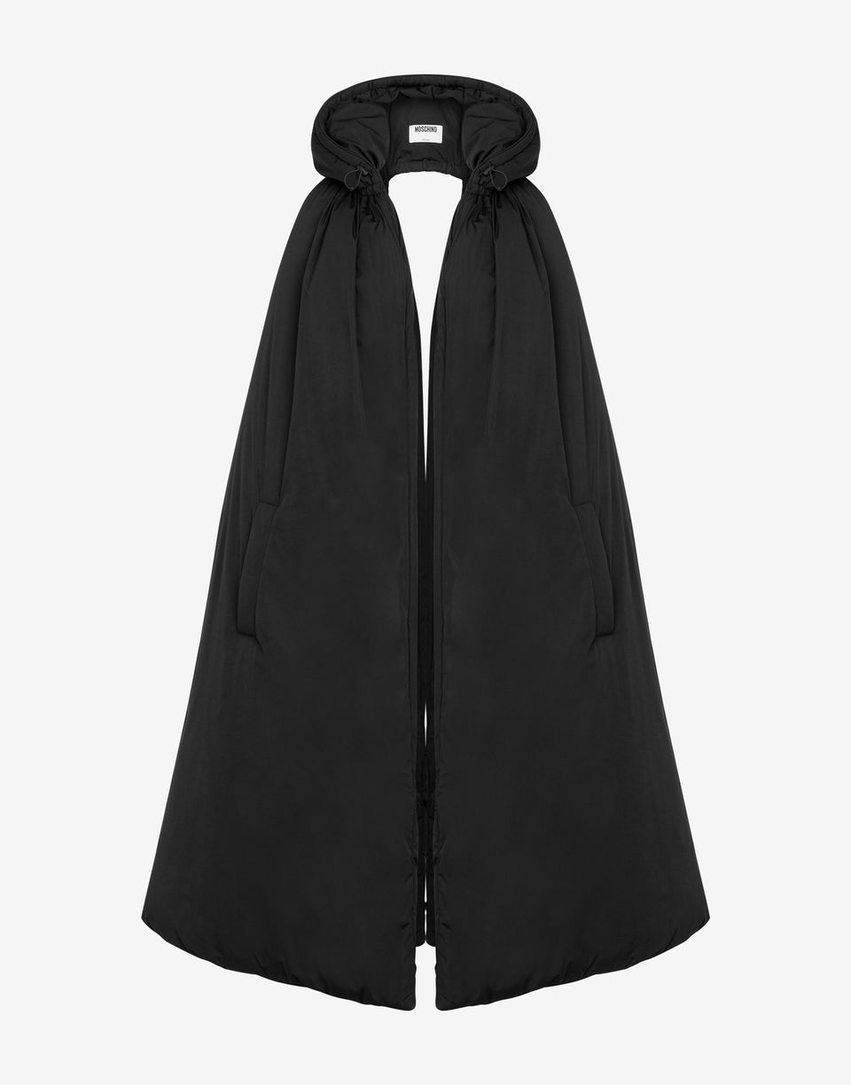 科技面料马甲 黑色 Moschino 0