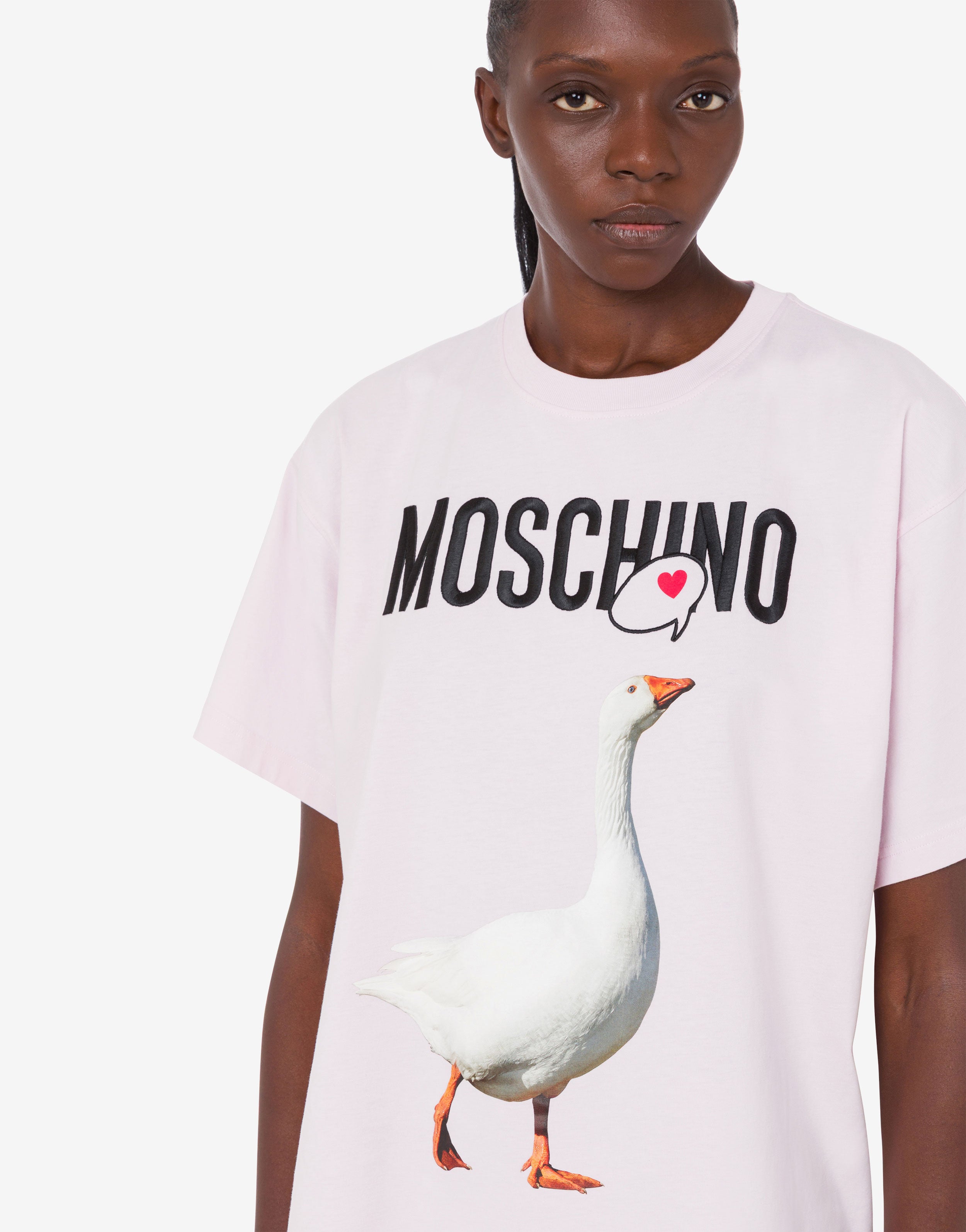 Goose organic cotton jersey T-shirt | Moschino