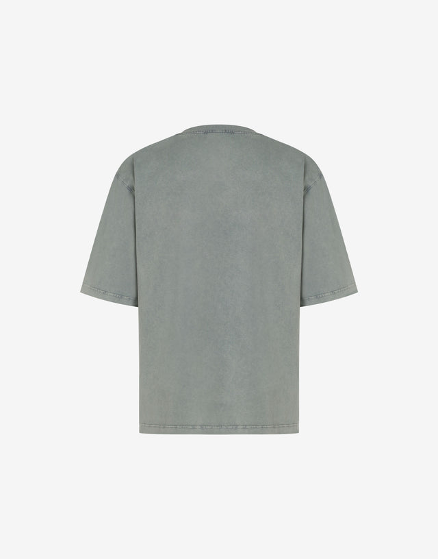 Laurel Crown organic cotton jersey T-shirt Grey Moschino 1