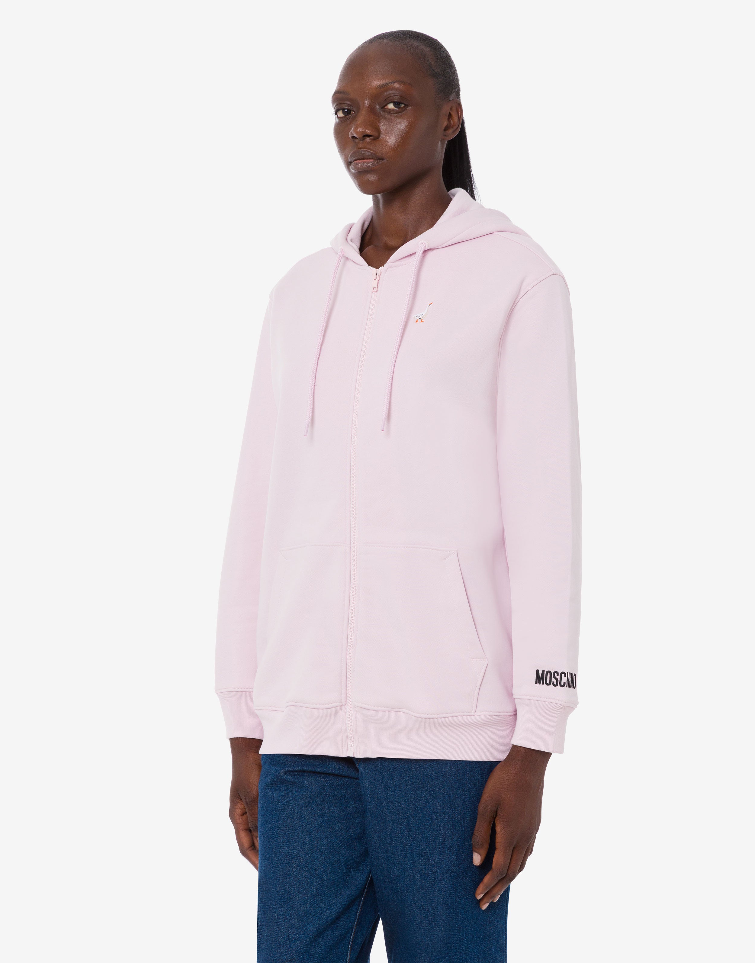 Goose organic cotton sweatshirt | Moschino