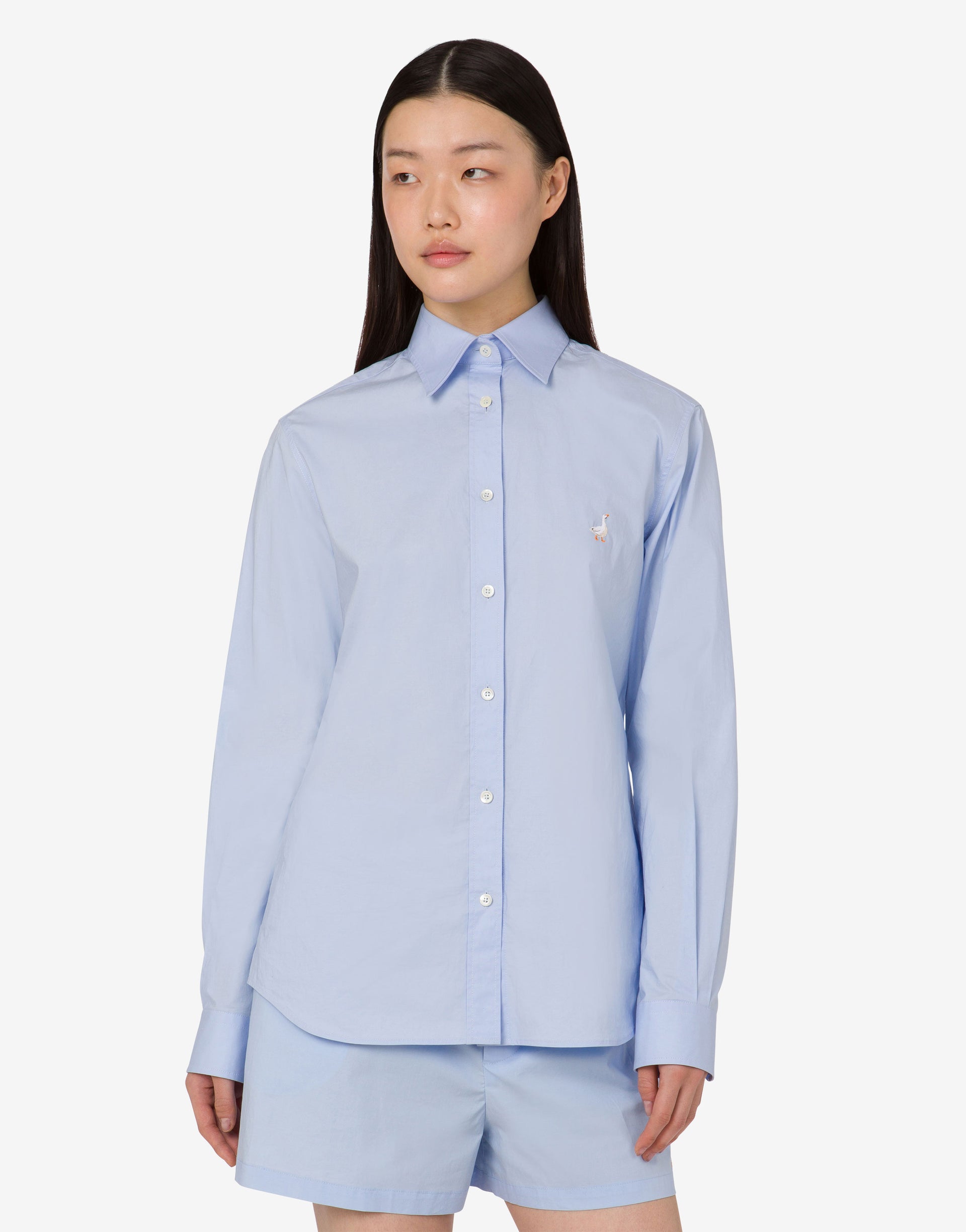 moschino dress shirt Used H&M HM Baseball Goofy Disney Size S Small its such a shame. Moschino silk shirt - Blue