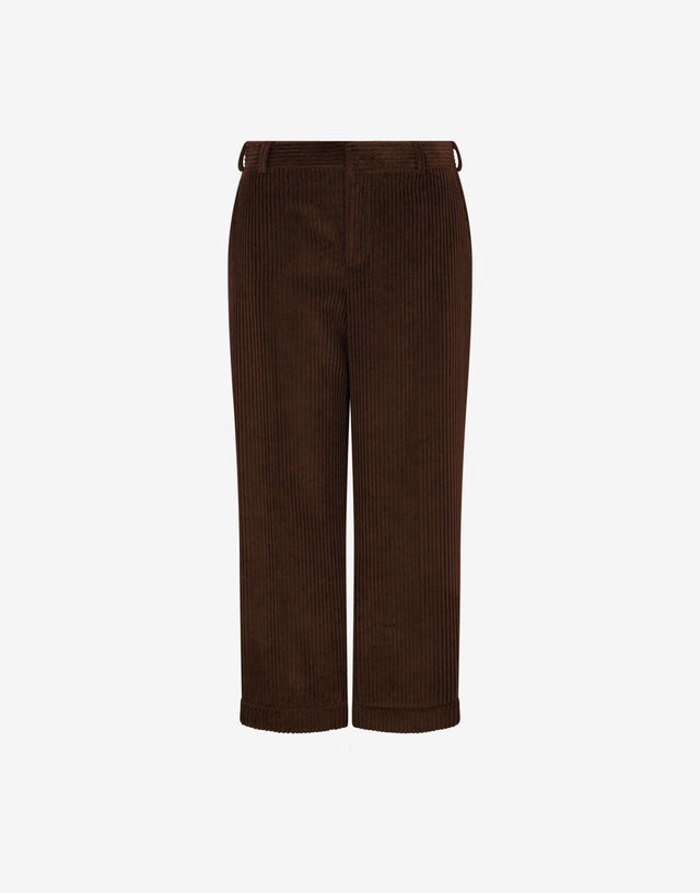 Pantalones de pana Marrón oscuro Moschino 0