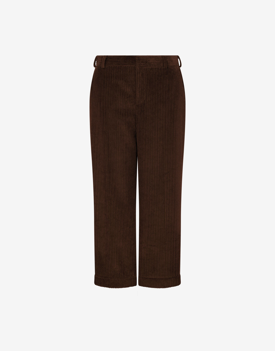 Pantalones de pana Marrón oscuro Moschino 0