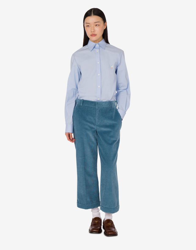 Pantalones de pana Savoy blue Moschino 1