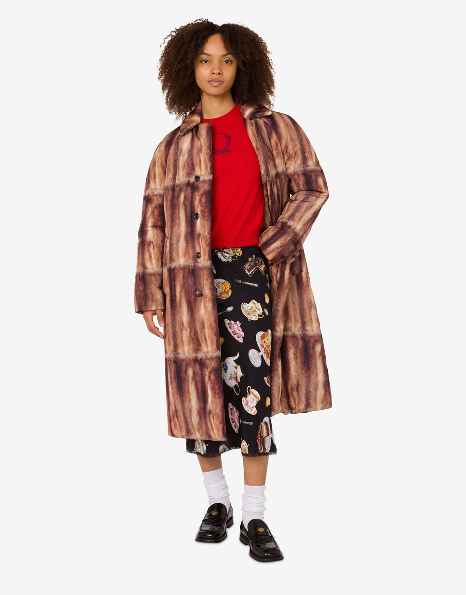 Colcha de lona estampada Marrón Moschino 1