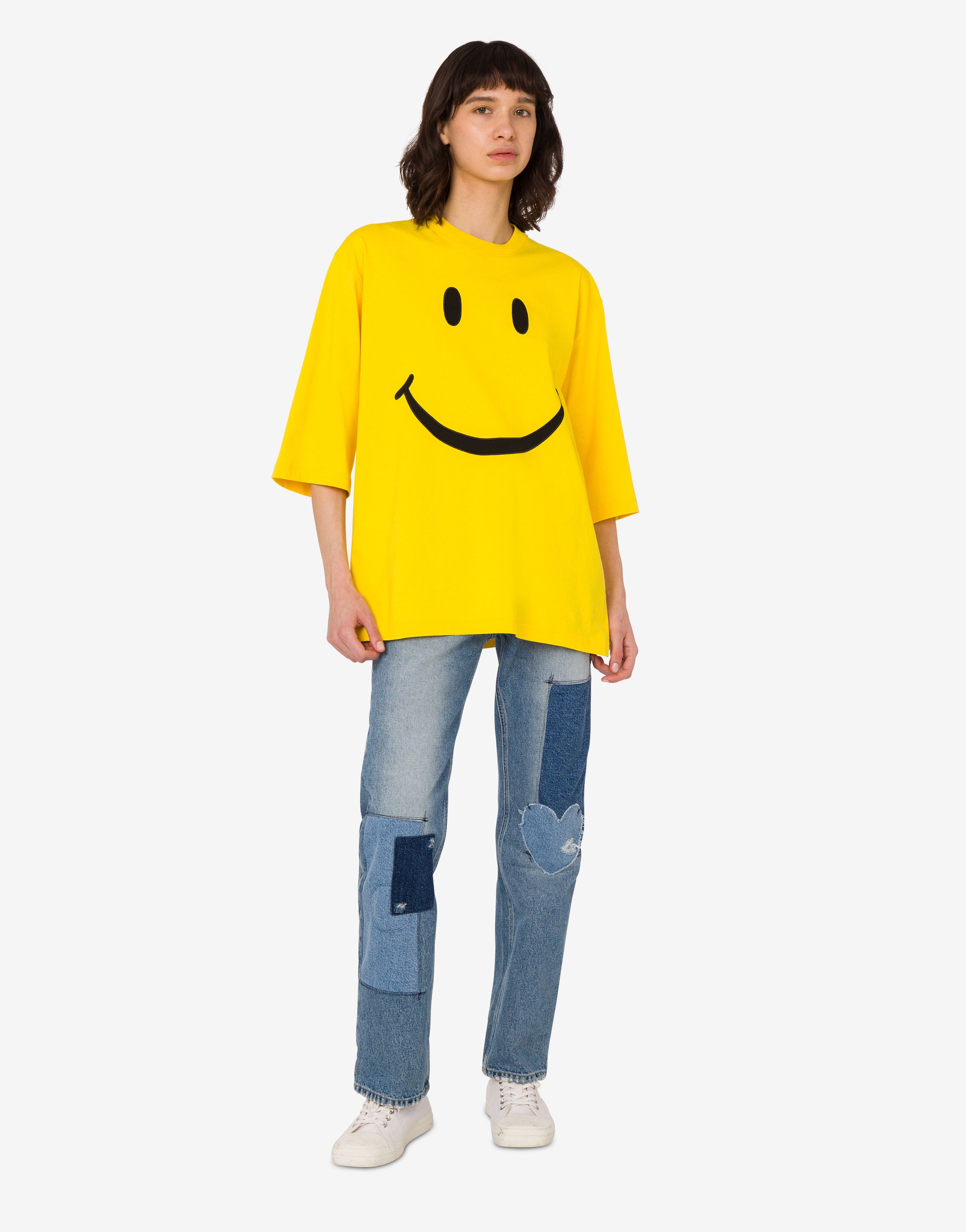 MOSCHINO イエロー コットンニットタンクトップ Aeffe_2Farticle_imgs_2FAEF251E