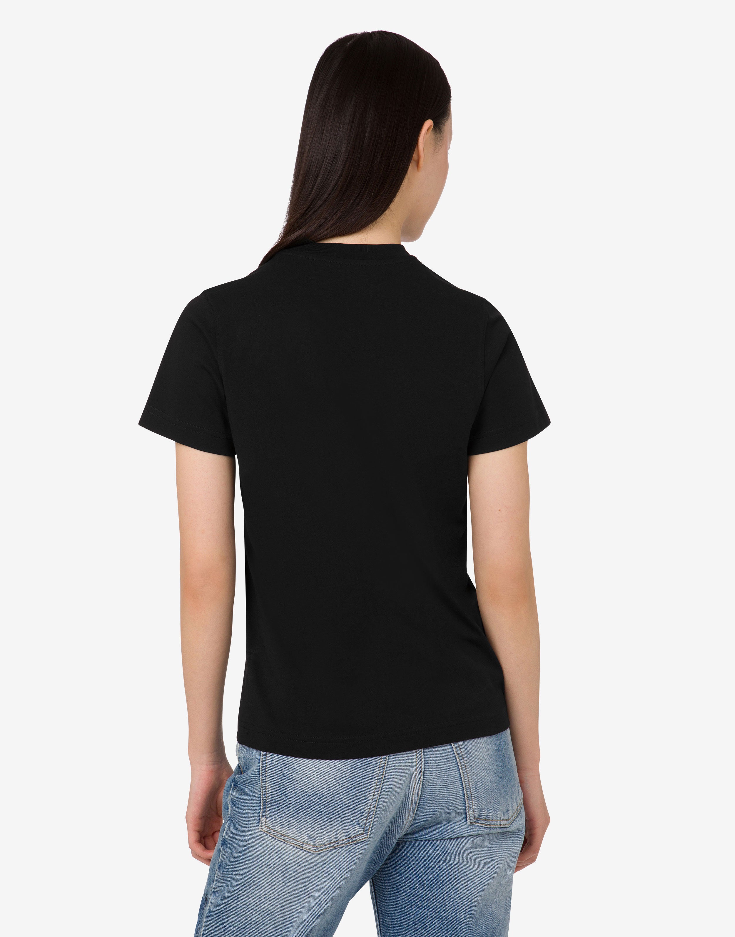 Organic cotton jersey T-shirt decorated | Moschino