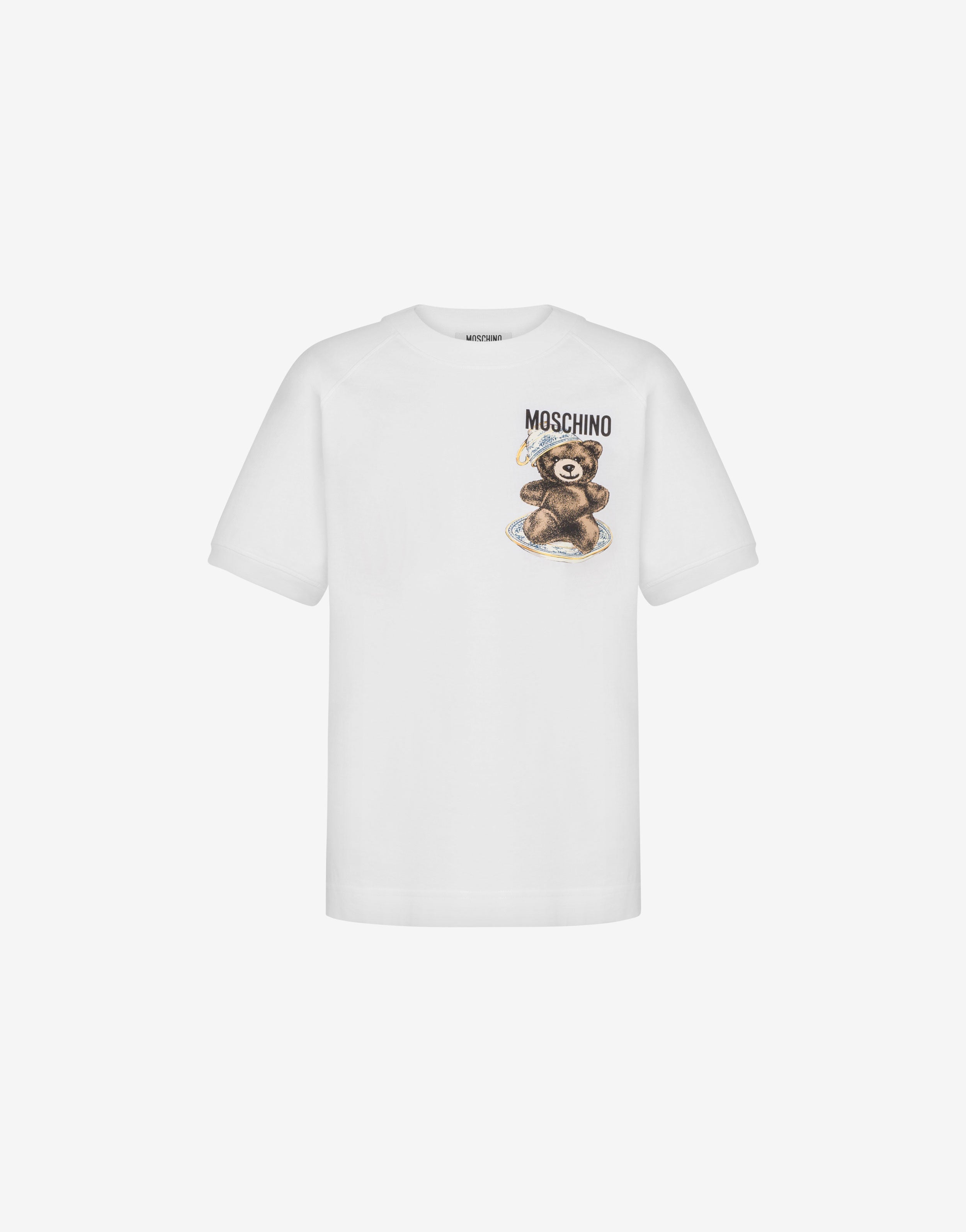 Organic cotton jersey T-shirt Moschino Teddy Bear