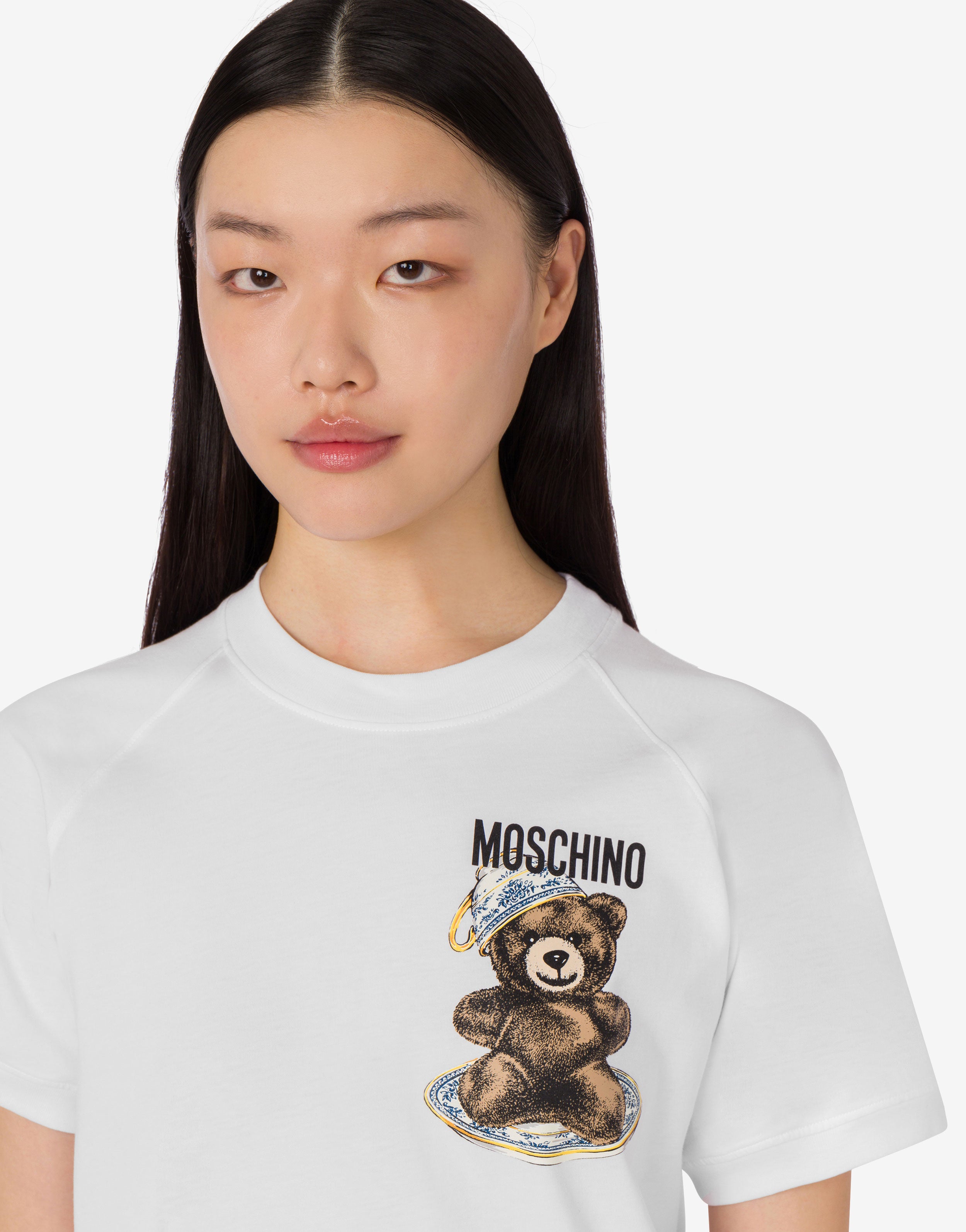 Organic cotton jersey T-shirt Moschino Teddy Bear | Moschino
