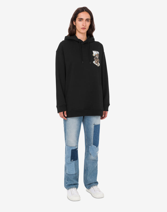 Moschino 泰迪熊有机棉运动衫 黑色 Moschino 1