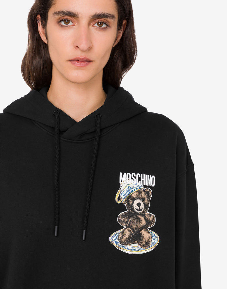 Moschino 泰迪熊有机棉运动衫 黑色 Moschino 4